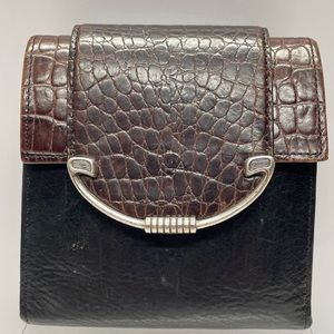 Brighton Women's Leather Trifold Wallet With Card Slots Brighton Ladies Golf
